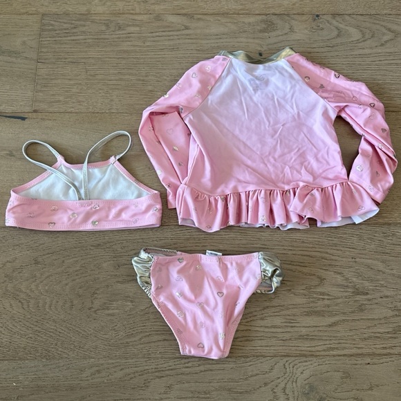 Disney Princesses 2T Princess Bikini with Swim Shirt - Picture 4 of 5